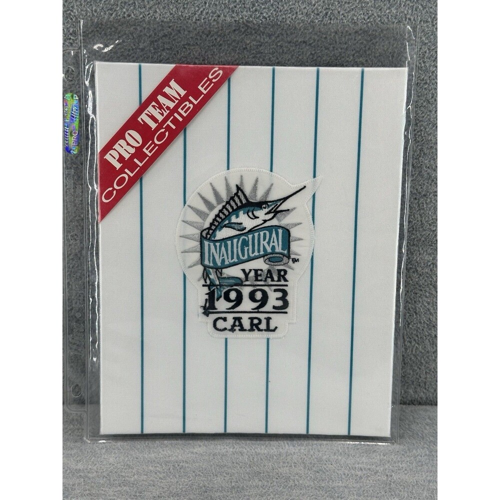 FLORIDA MARLINS Authentic 1993 Inaugural Season Embroidered Sleeve Emblem Patch